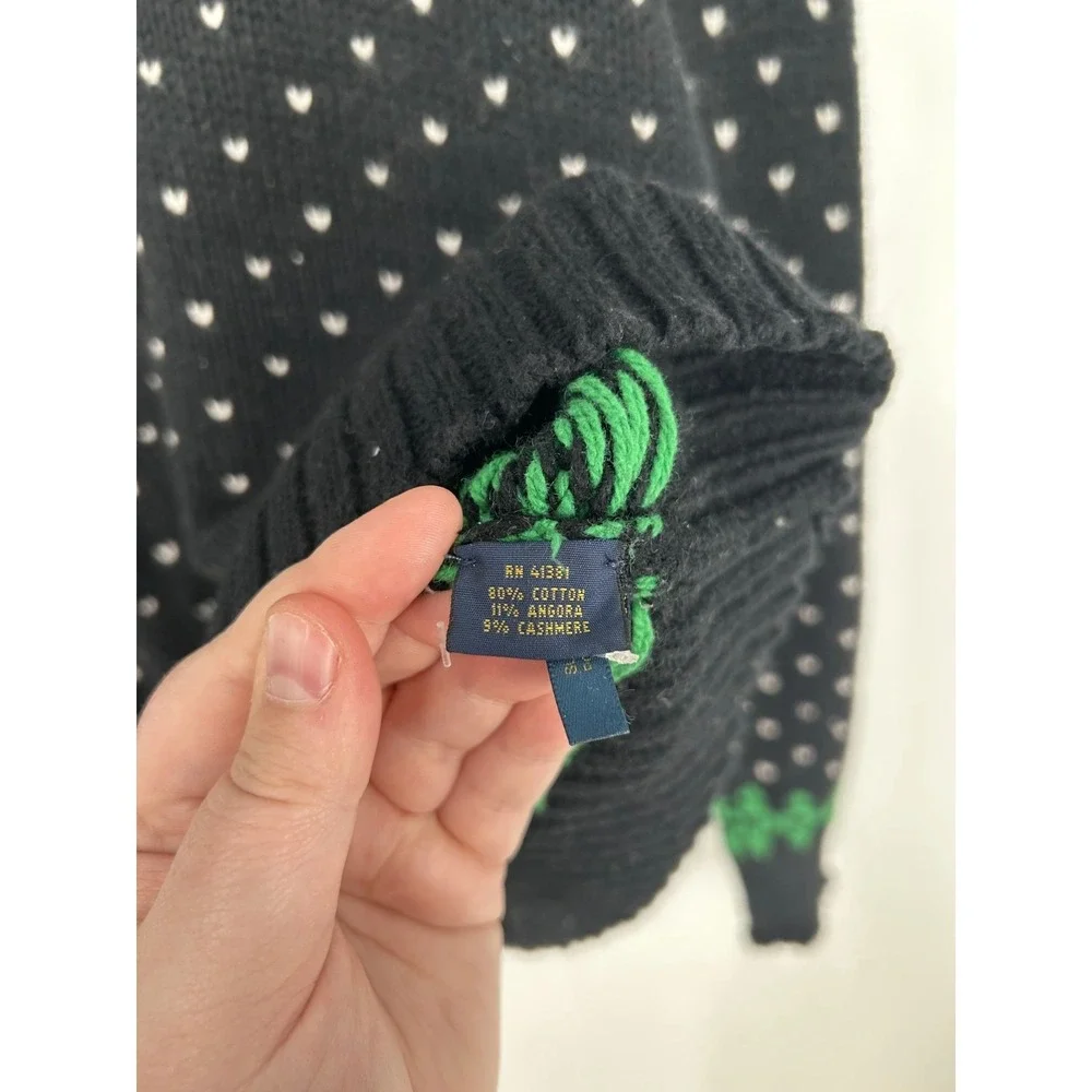 Polo Ralph Lauren Shawl Collar Sweater 2XL Snowflake‎ Pullover Cashmere Angora